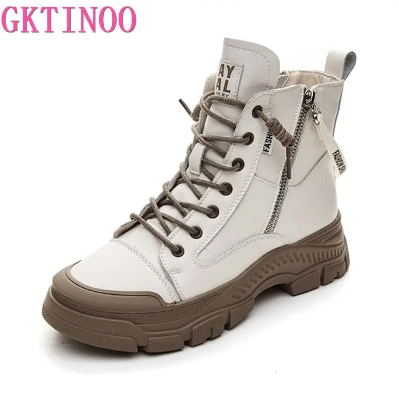 Women’s Genuine Leather Ankle Boots