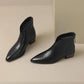 Women’s Pointed Toe Leather Ankle Boots