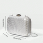 Women’s Mini Woven Texture PU Handbag