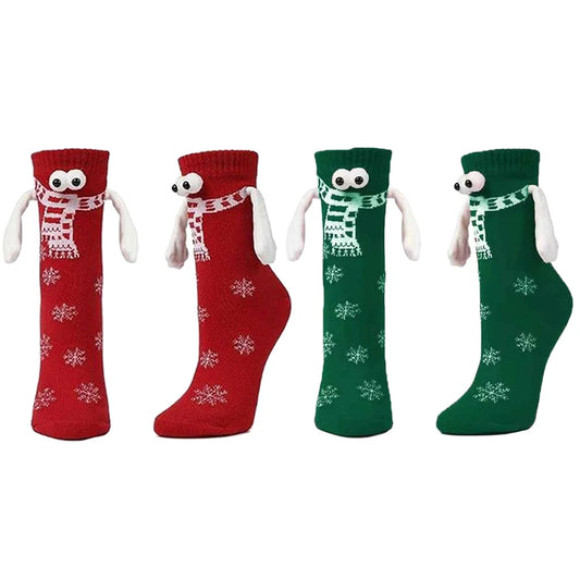 Cute Christmas Couple Socks