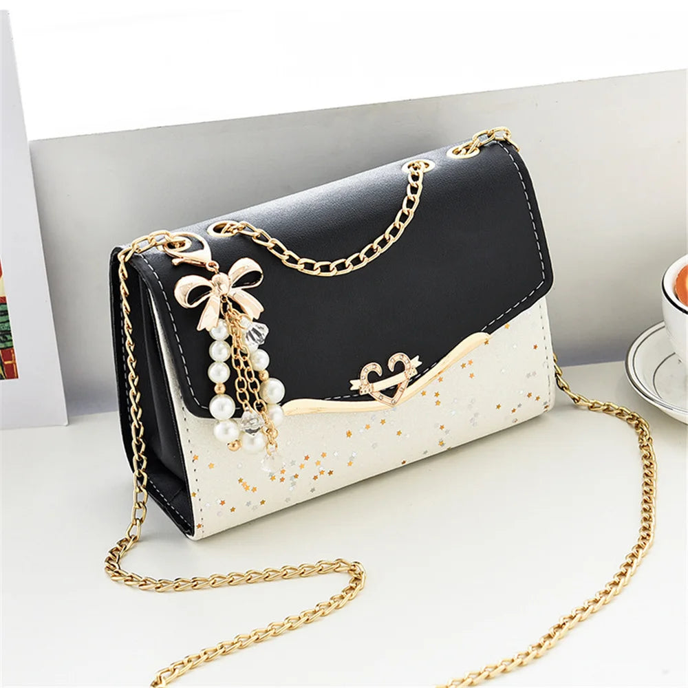 Women’s Trendy Sequin Messenger Bag