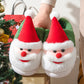 Winter Christmas Santa Claus Fluffy Slippers