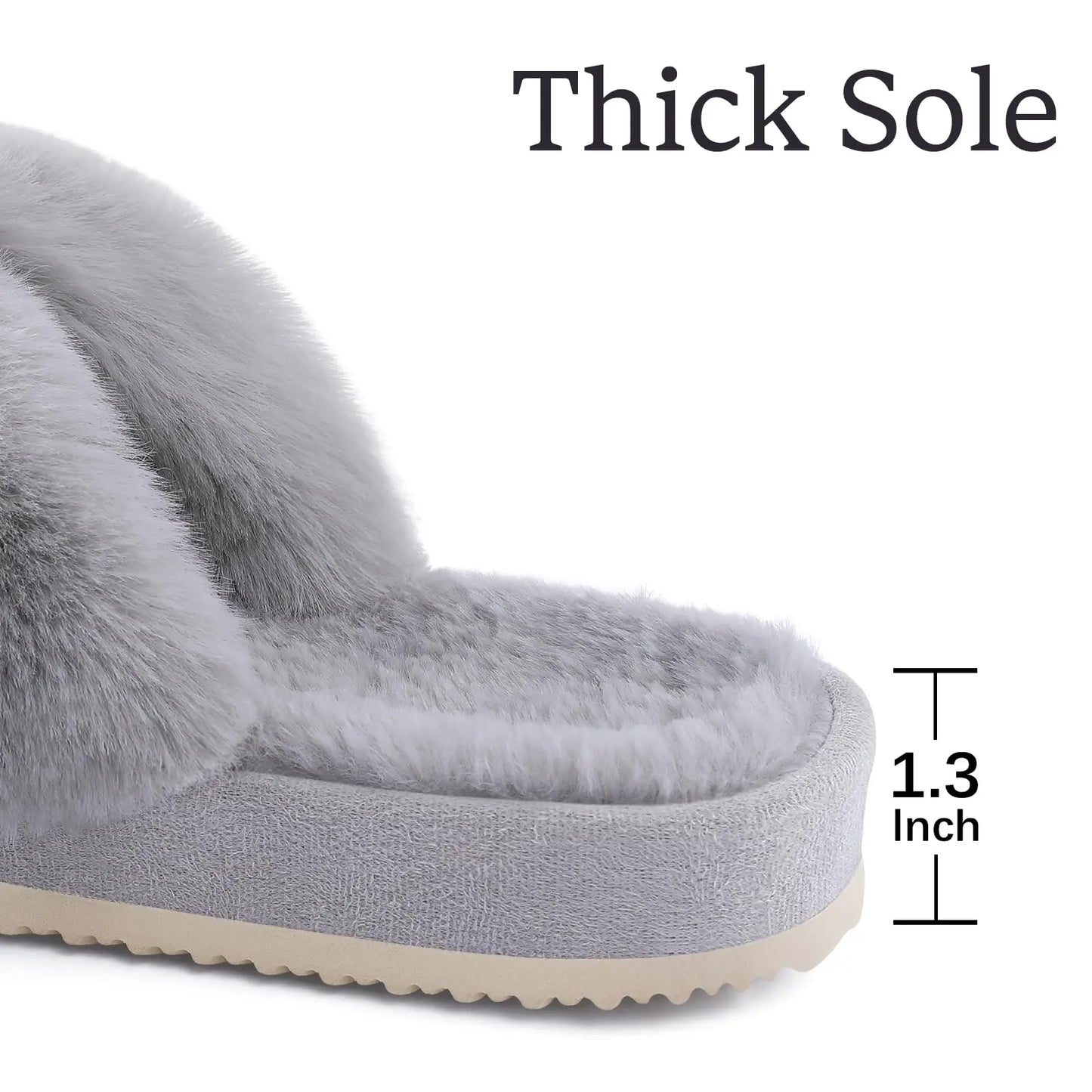 Women Fashion Furry House Slippers