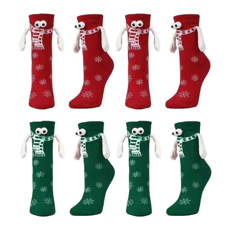 Cute Christmas Couple Socks