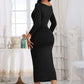 Elegant Long-Sleeve Evening Birthday Dress for Women