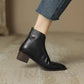 Women’s Pointed Toe Leather Ankle Boots