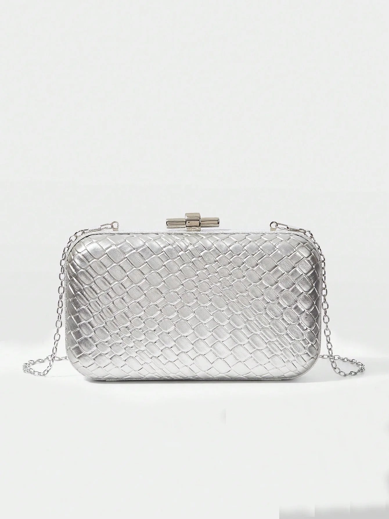 Women’s Mini Woven Texture PU Handbag